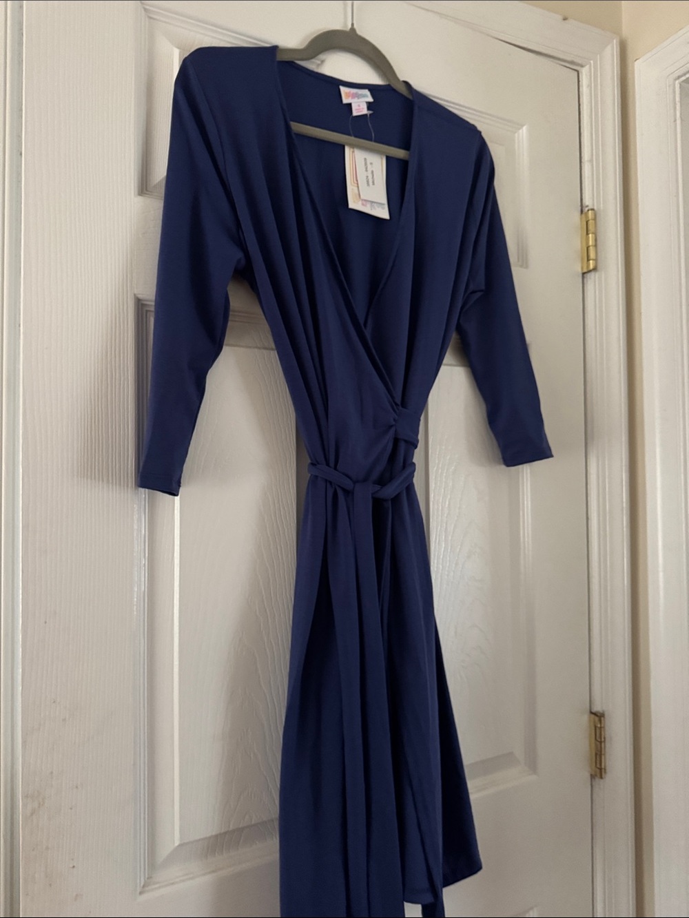 Women's Navy Wrap dress - Unbranded